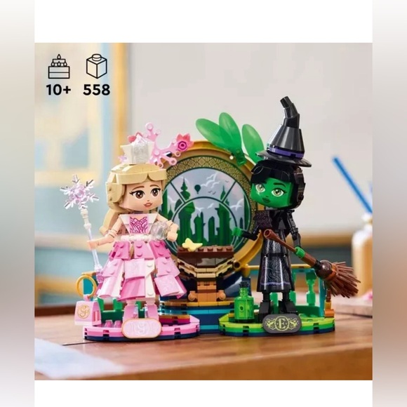 🌀LEGO WICKED ELPHABA AND GLINDA FIGURES 75682 BUILDING KIT - NWT - Picture 6 of 10